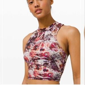 Lululemon Everlux and Mesh Cropped Tank Size 6 NWT
